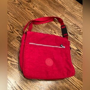 Kipling Vibrant Red Messenger Bag